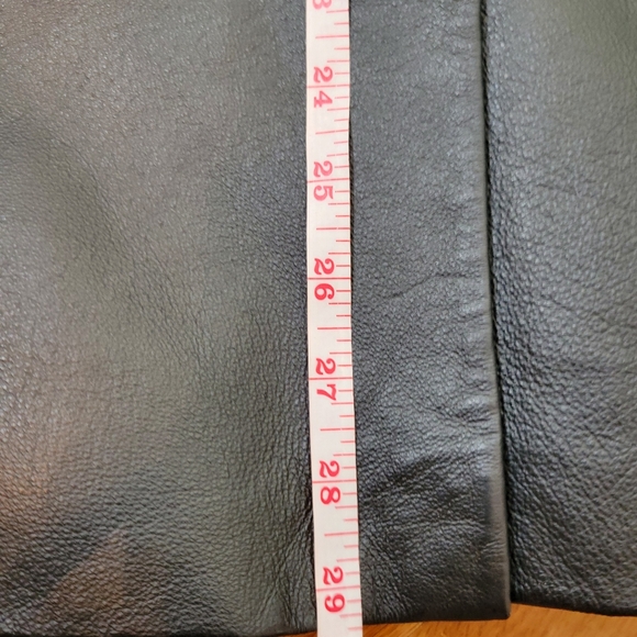 Marc Mattis Black Leather Jacket Size XL Coat - Picture 14 of 15